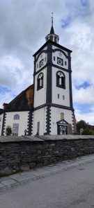 Iglesia de Roros en Noruega