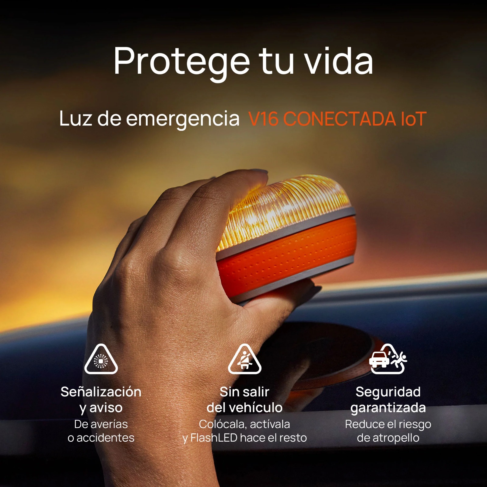 Baliza FlashLED V16 Geolocalizada y Certificada DGT 3.0 - Imagen 7